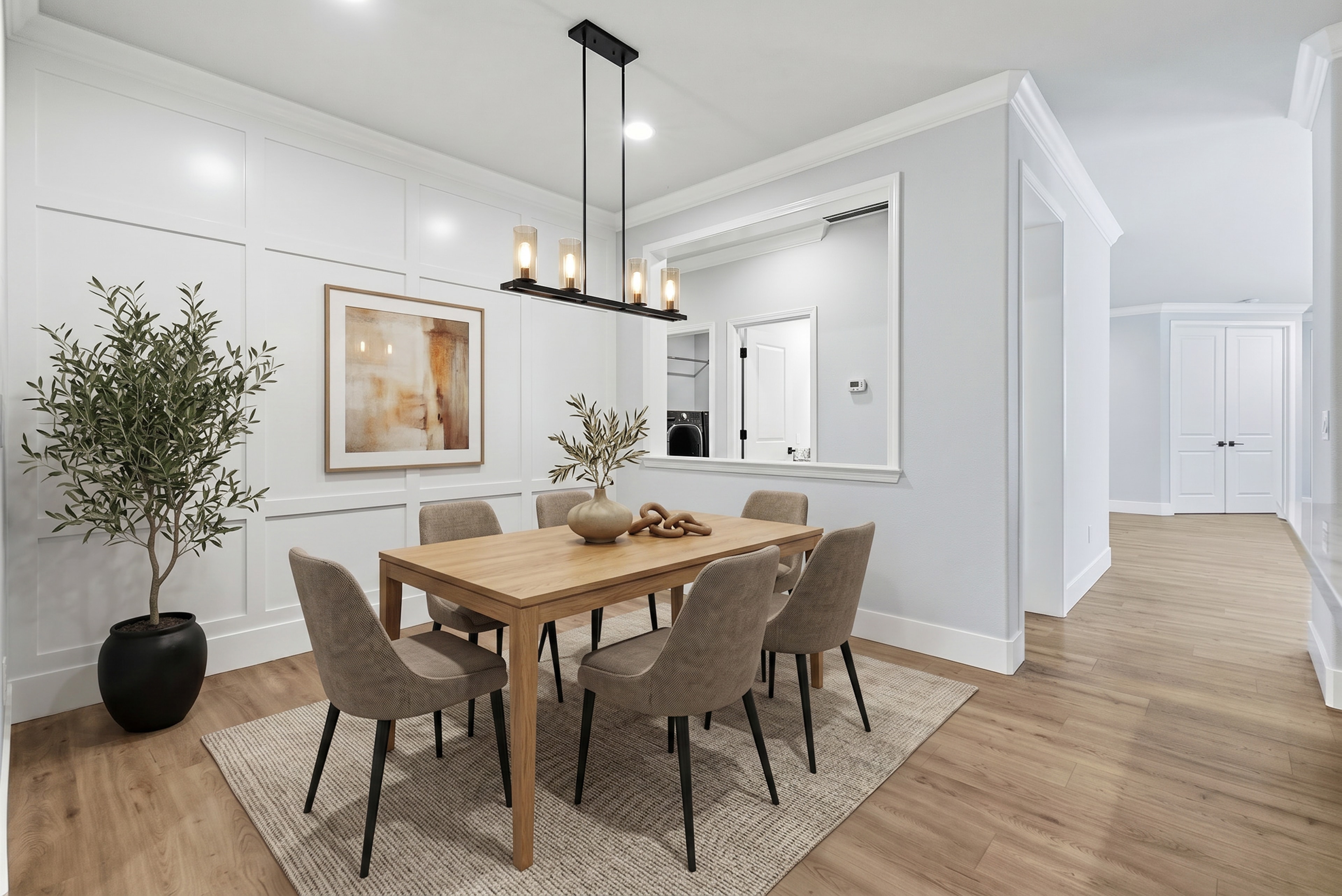 Updated kitchen with modern finishes