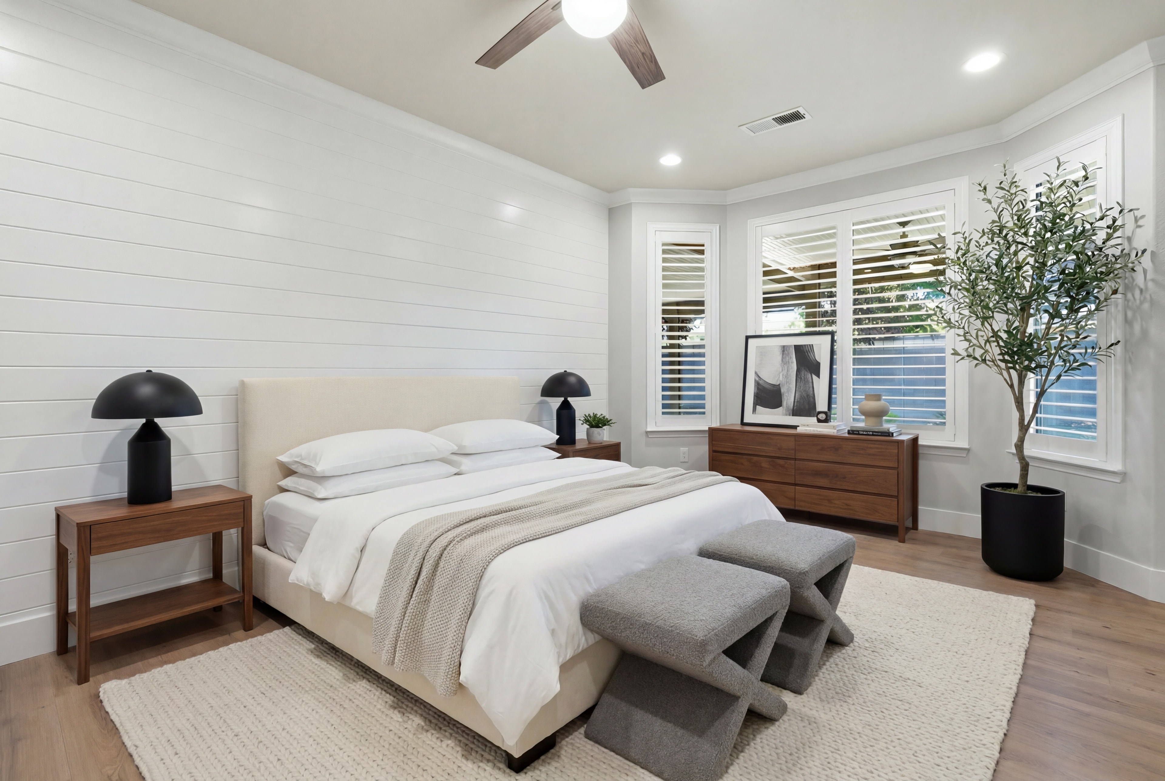 Spacious master bedroom